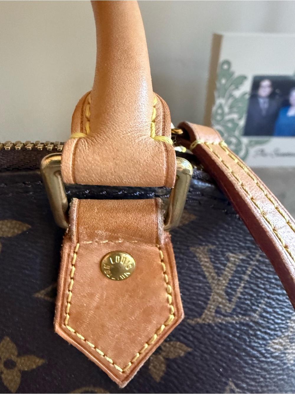 Louis Vuitton Monogram Alma BB Crossbody in Dark Brown and Tan! Authentic COA - Picture 15 of 16